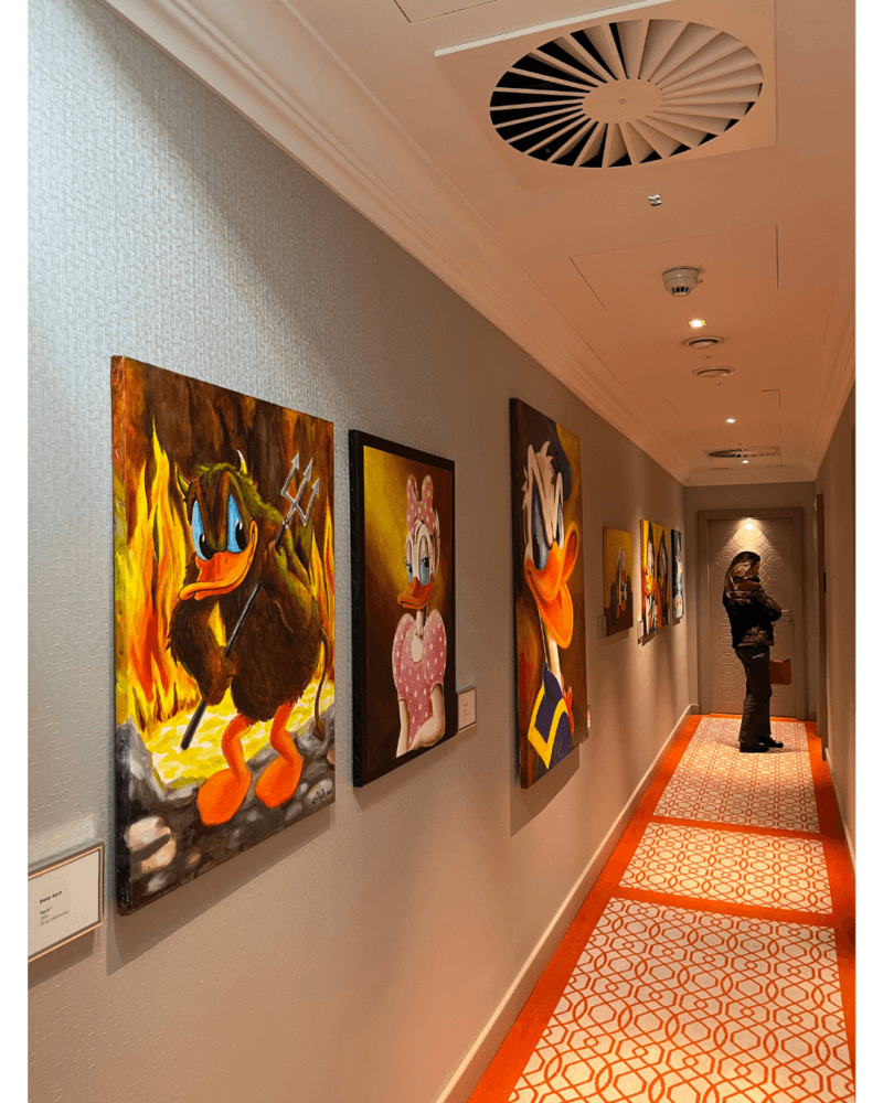 Hotel Das Tyrol third floor hallway
