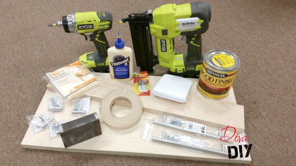 This DIY Key and Mail Organization System is a customizable organization system for the home. Build your own home organizing system & never loose your keys again!
