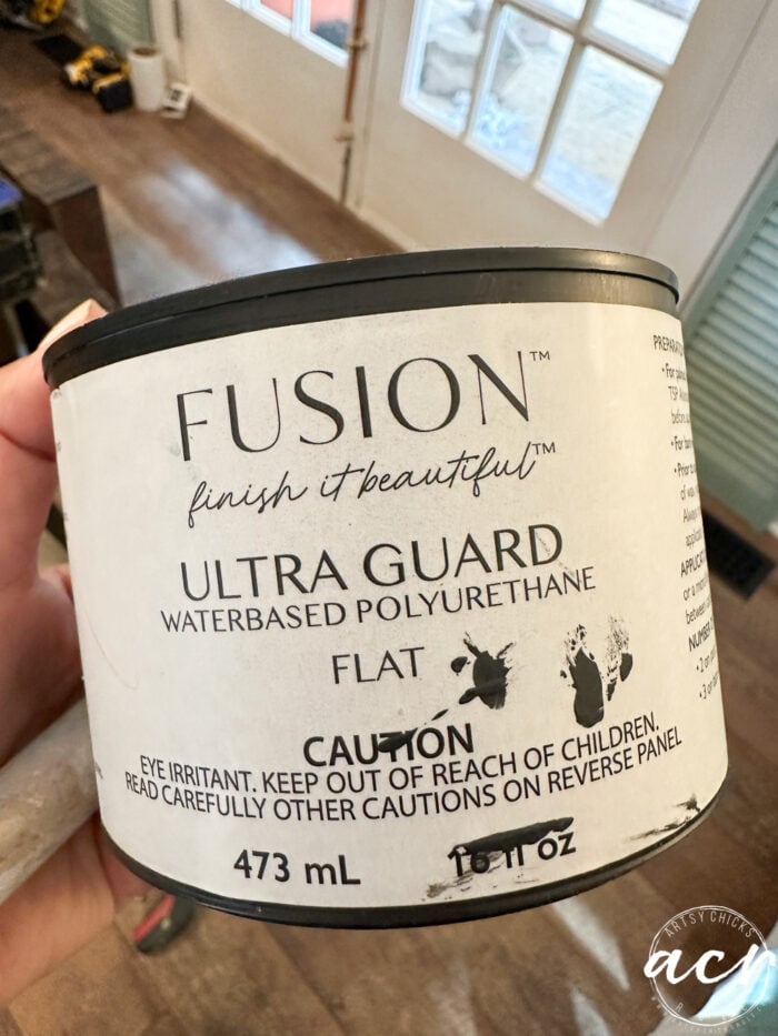 bottle of ultra guard finish