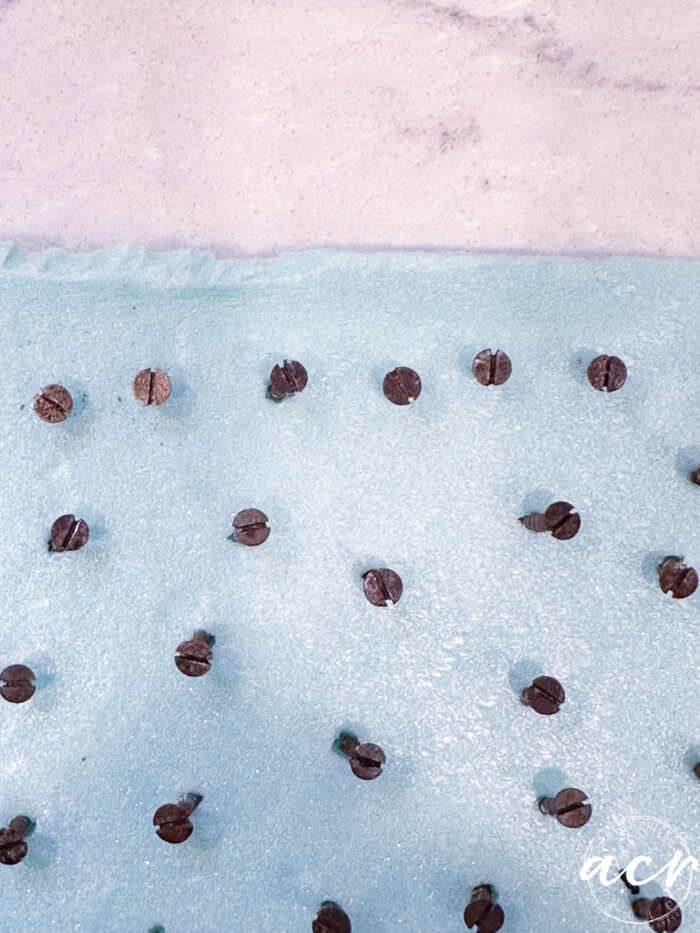 screws in foam