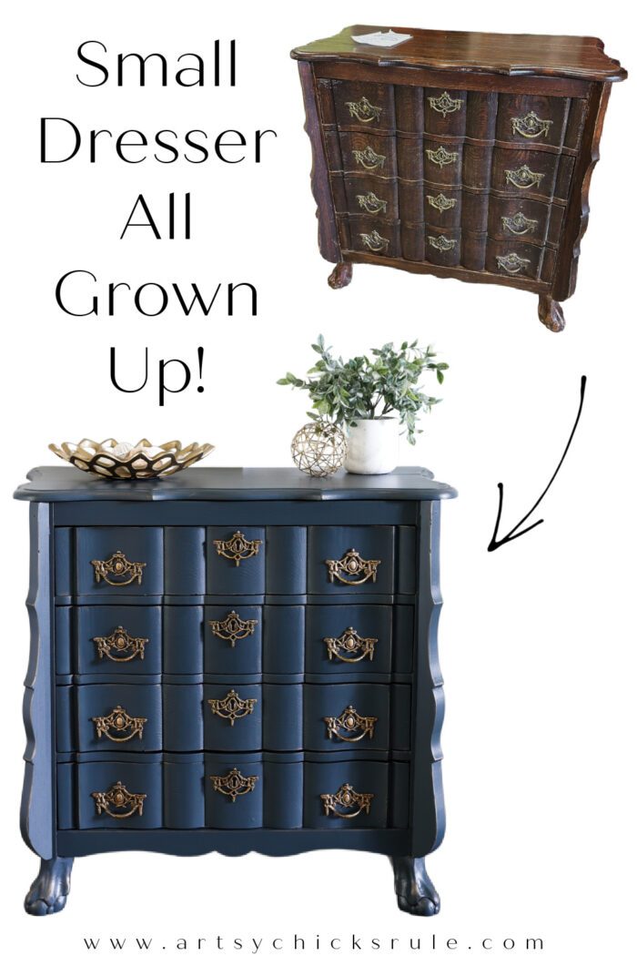 small dresser before and after