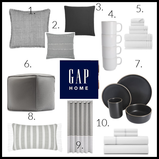 The Gap home decor