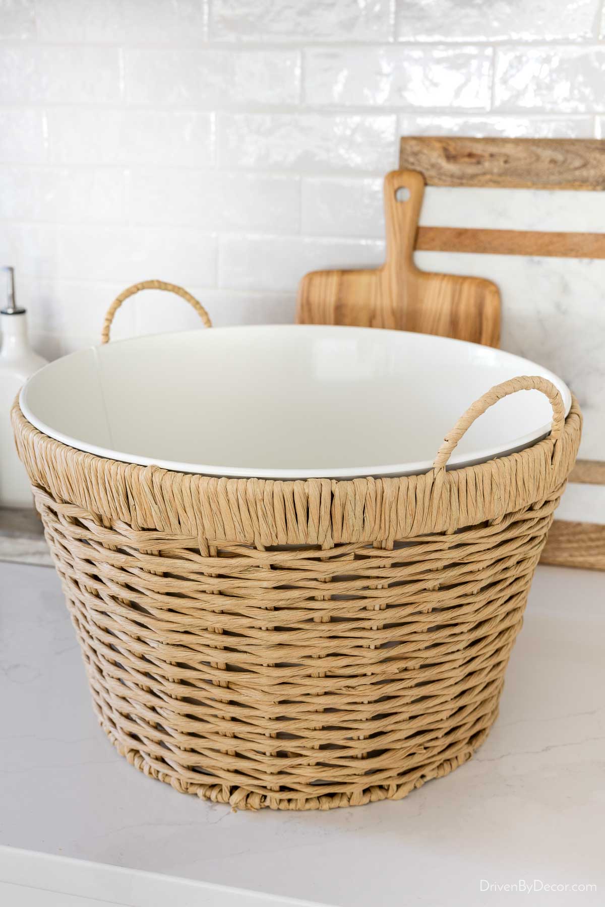 Woven beverage tub